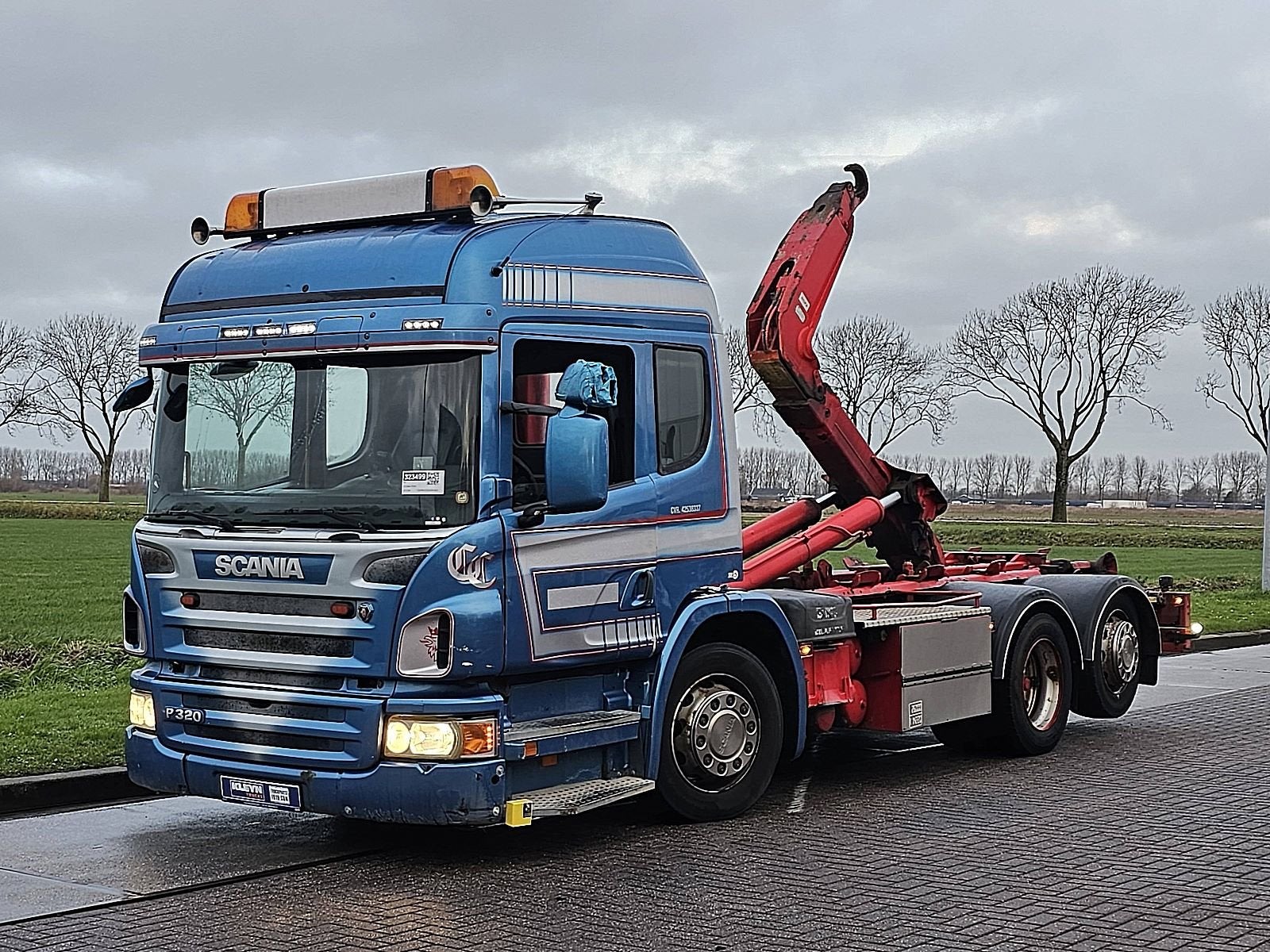 SCANIA P320 low entry 6x2*4 hiab, Auto's, Automaat, Euro 5, 320 pk, Diesel