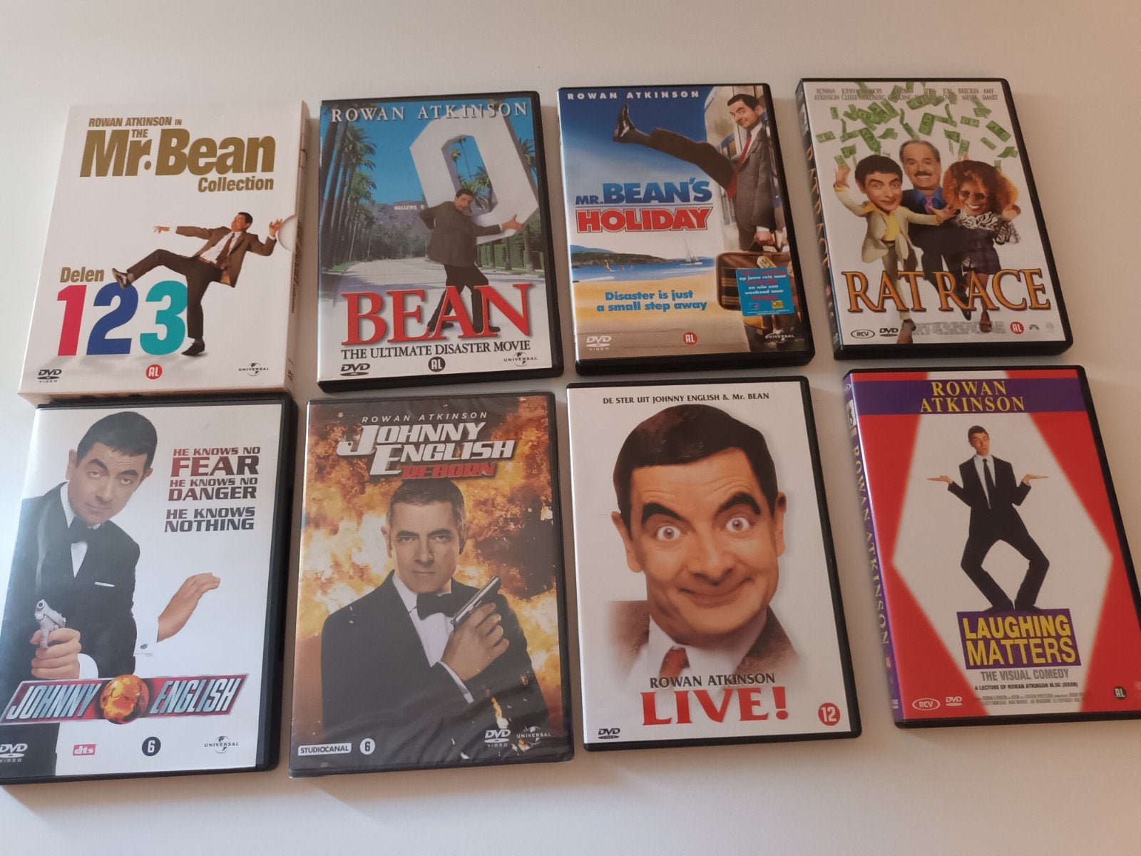 dvd pakket Rowan Atkinson, Alle leeftijden, Ophalen of Verzenden, Zo goed als nieuw, Tv-programma of Sketches