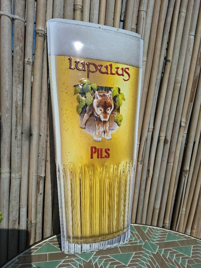 Reclamebord Lupulus, Verzamelen, Biermerken, Nieuw, Reclamebord, Plaat of Schild, Overige merken, Ophalen of Verzenden