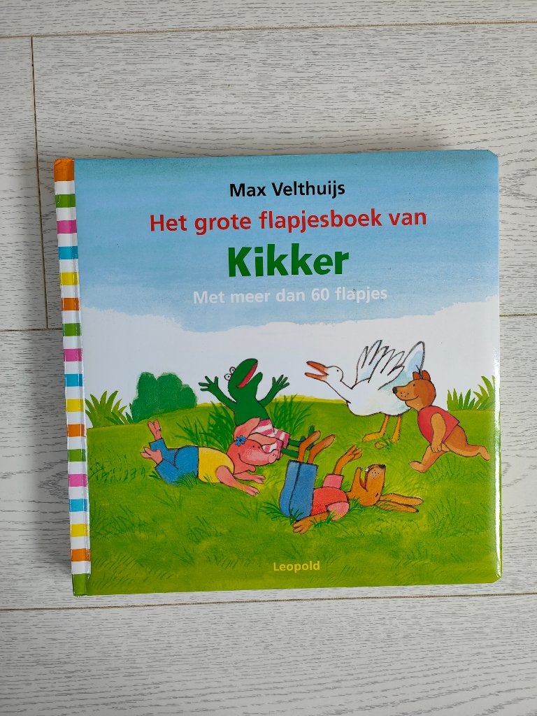 Het grote flapjesboek van Kikker met meer dan 60 flapjes, Boeken, Max Velthuijs, Ophalen, Gelezen, Uitklap-, Voel- of Ontdekboek