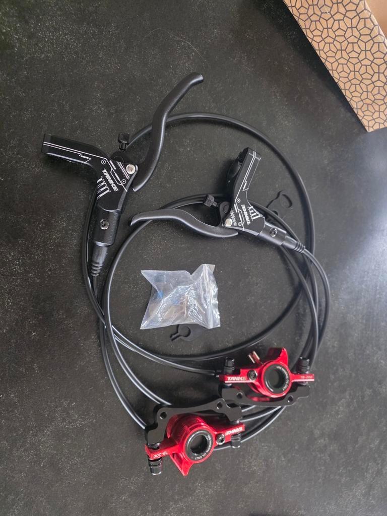 Nieuwe TANKEE hydraulische schijfremmen set, Fietsen en Brommers, Ophalen, Remmen, Aluminium, TANKEE