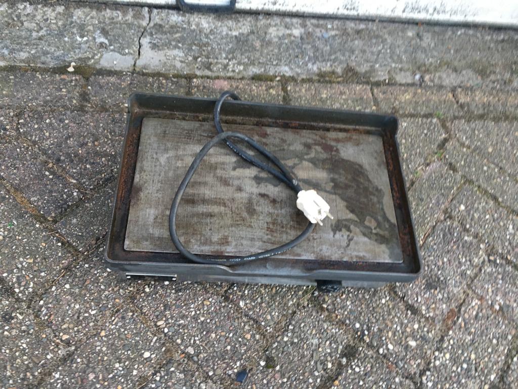 Bakplaat 230 Volt merk RSi, Witgoed en Apparatuur, Ophalen, Gebruikt, Tafelgrill