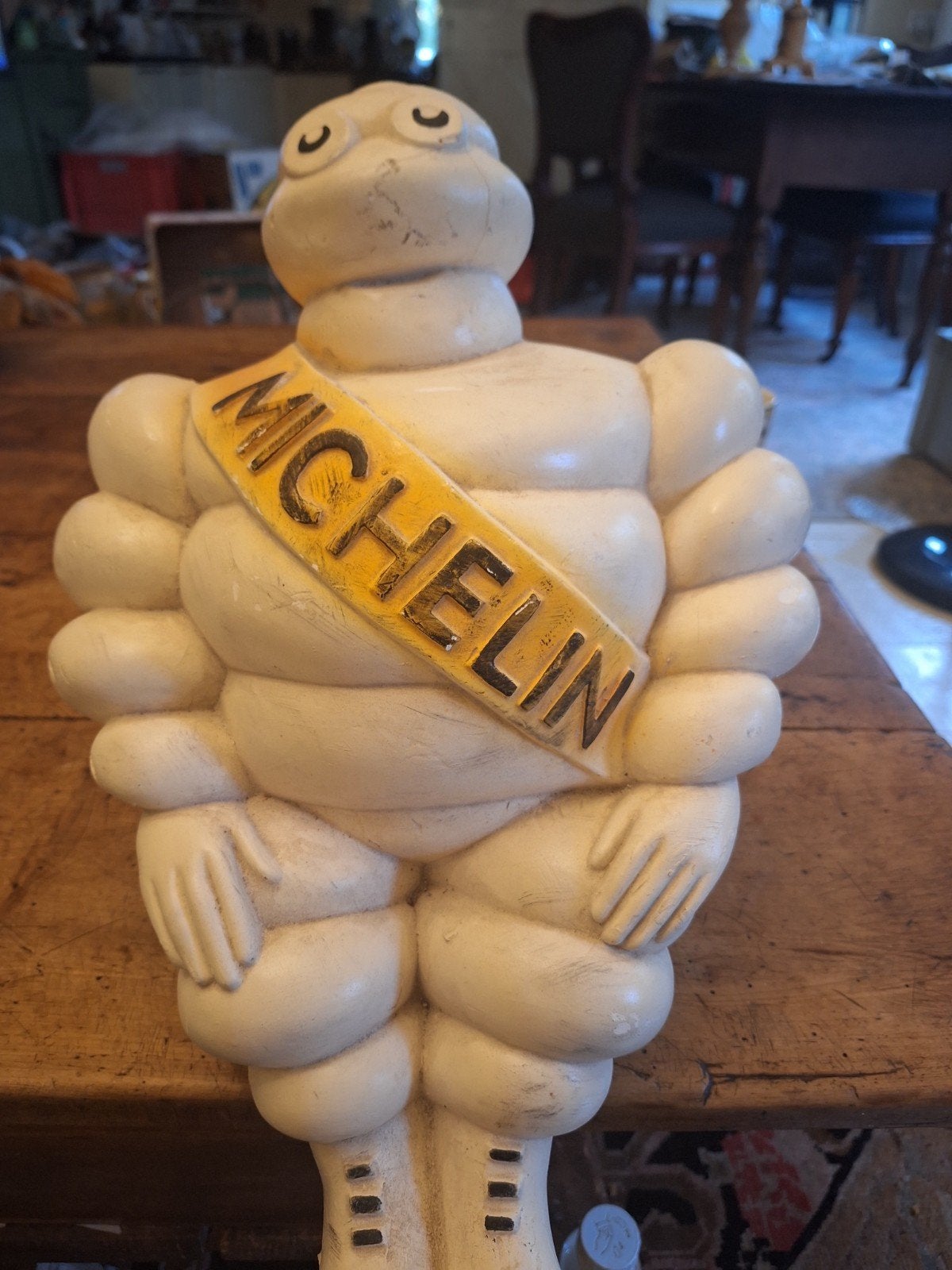 vintage gipsen michelin mannetje, Ophalen of Verzenden