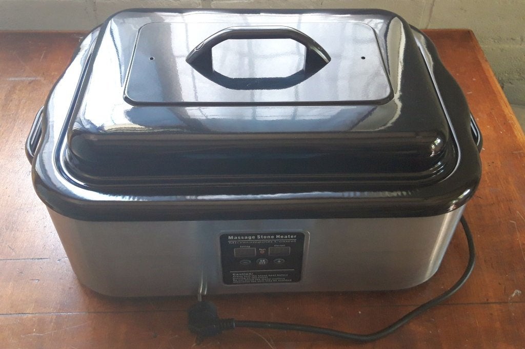 Hotstone verwarmingspan voor hotstone massage., Ophalen, Zo goed als nieuw, Hotstone