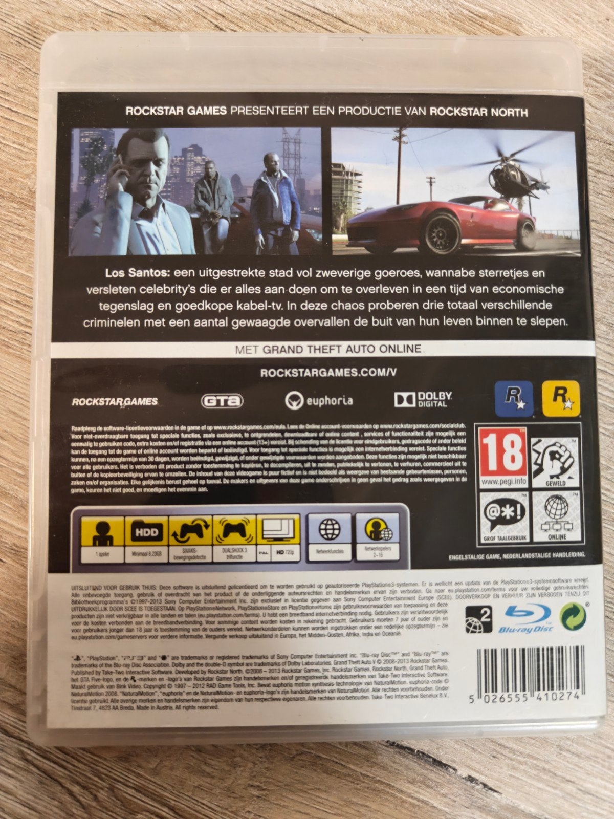 Grand Theft Auto V (GTA 5) PS3, Avontuur en Actie, Online, Vanaf 18 jaar, Info@rockstargames.com