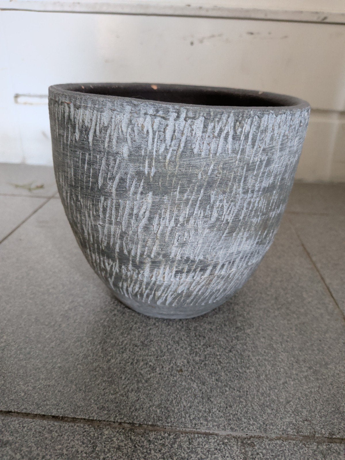Mooie bloempot 15 cm hoog, 16 cm doorsnede, Tuin en Terras, Ophalen, Gebruikt, Rond, Binnen