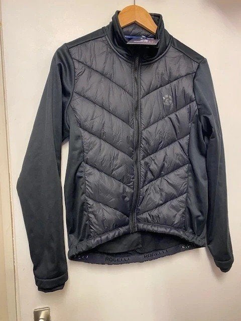 heren winter fietsjack rogelli wadded black Nieuw! M, Fietsen en Brommers, Fietsaccessoires | Fietskleding, Rogelli, Nieuw, Ophalen of Verzenden