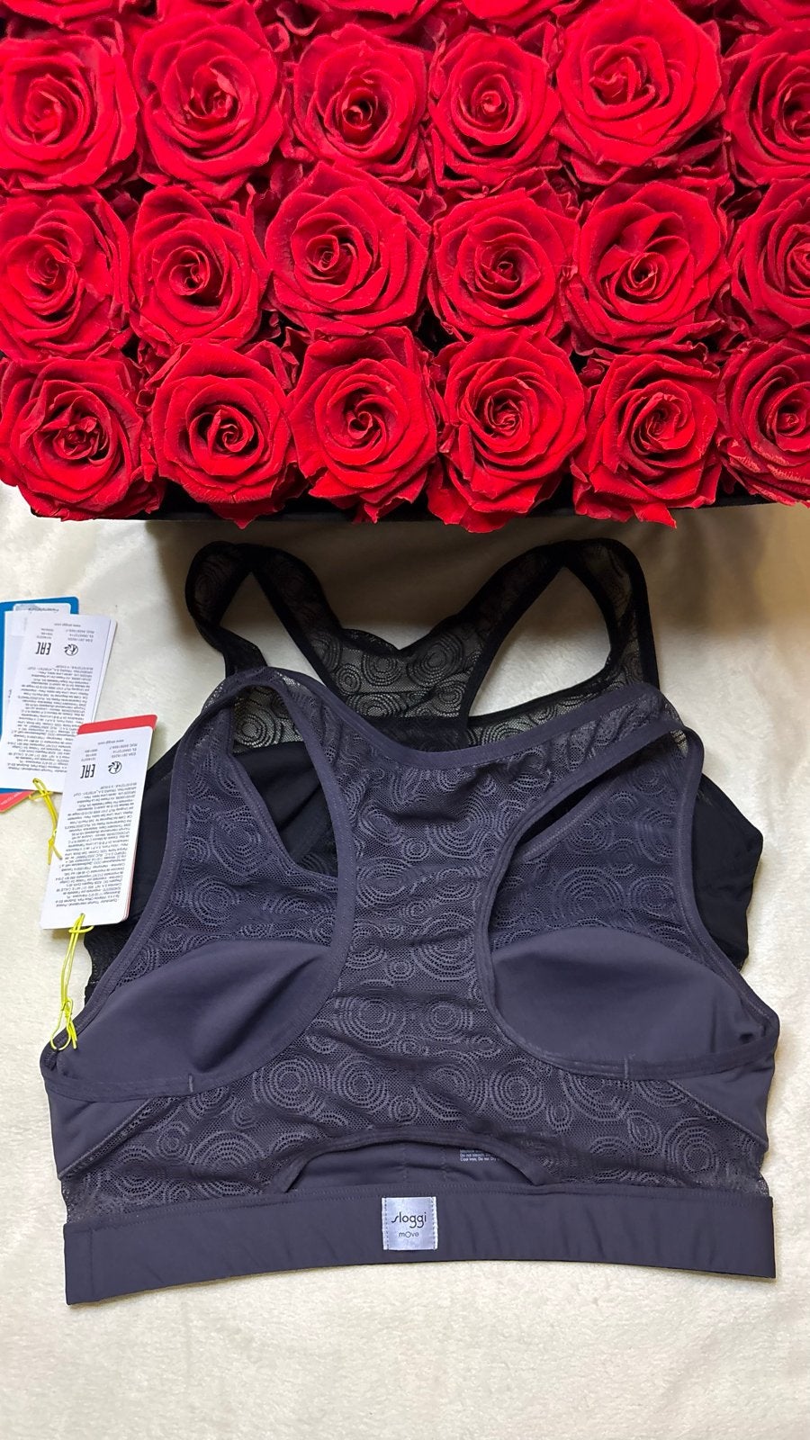 2x Sloggi sportbeha's maat S, Kleding | Dames, Ondergoed en Lingerie, Verzenden, Grijs, BH