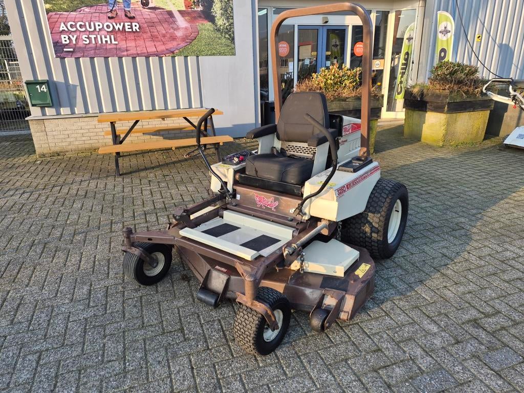 Grasshopper 325D diesel zeroturn maaier, Tuin en Terras, Zitmaaiers, Gebruikt, 120 cm of meer, Elektrische starter, Mulchfunctie