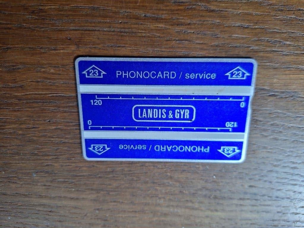 mooie service telefoonkaart type '23' serie 704L, Verzamelen, Telefoonkaarten, Verzenden