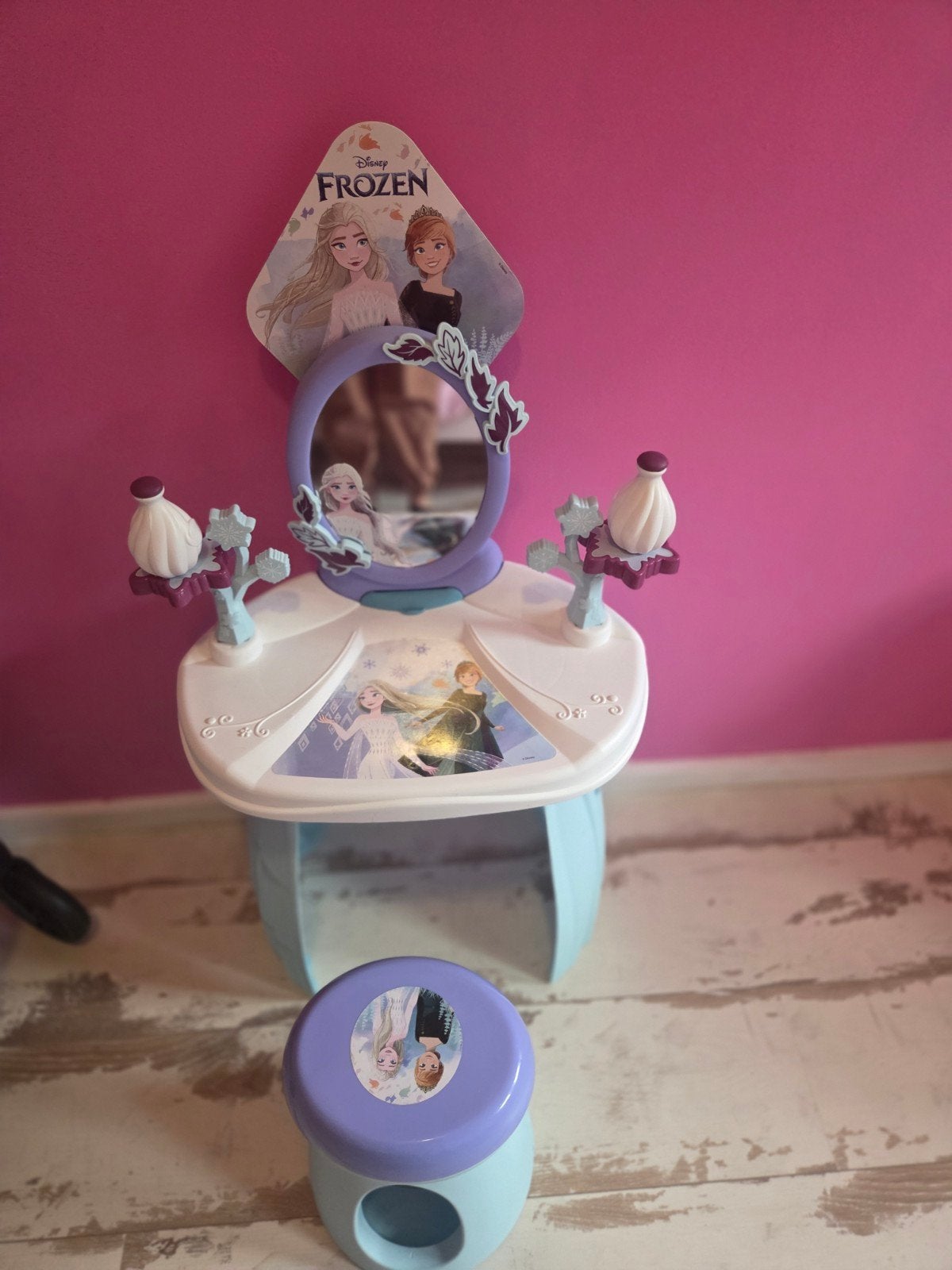 Smoby Frozen make-up tafel met krukje - nog in goede staat, Kinderen en Baby's, Ophalen, Gebruikt, Overige typen