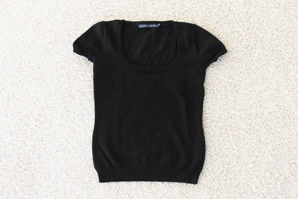 Ralph Lauren Shirtje (XS) € 30,-, Zwart, Ophalen of Verzenden, Zo goed als nieuw, Korte mouw