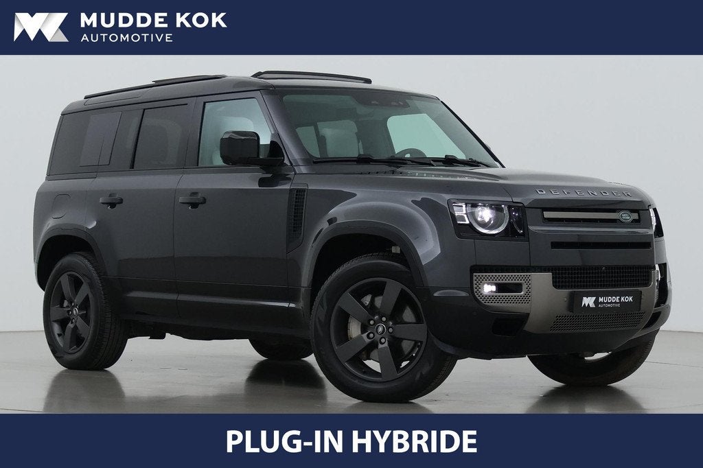 Land Rover Defender P300e 110 X-Dynamic SE | Panoramadak | C, Auto's, Land Rover, Bedrijf, Te koop, 360° camera, 4x4, ABS, Adaptieve lichten