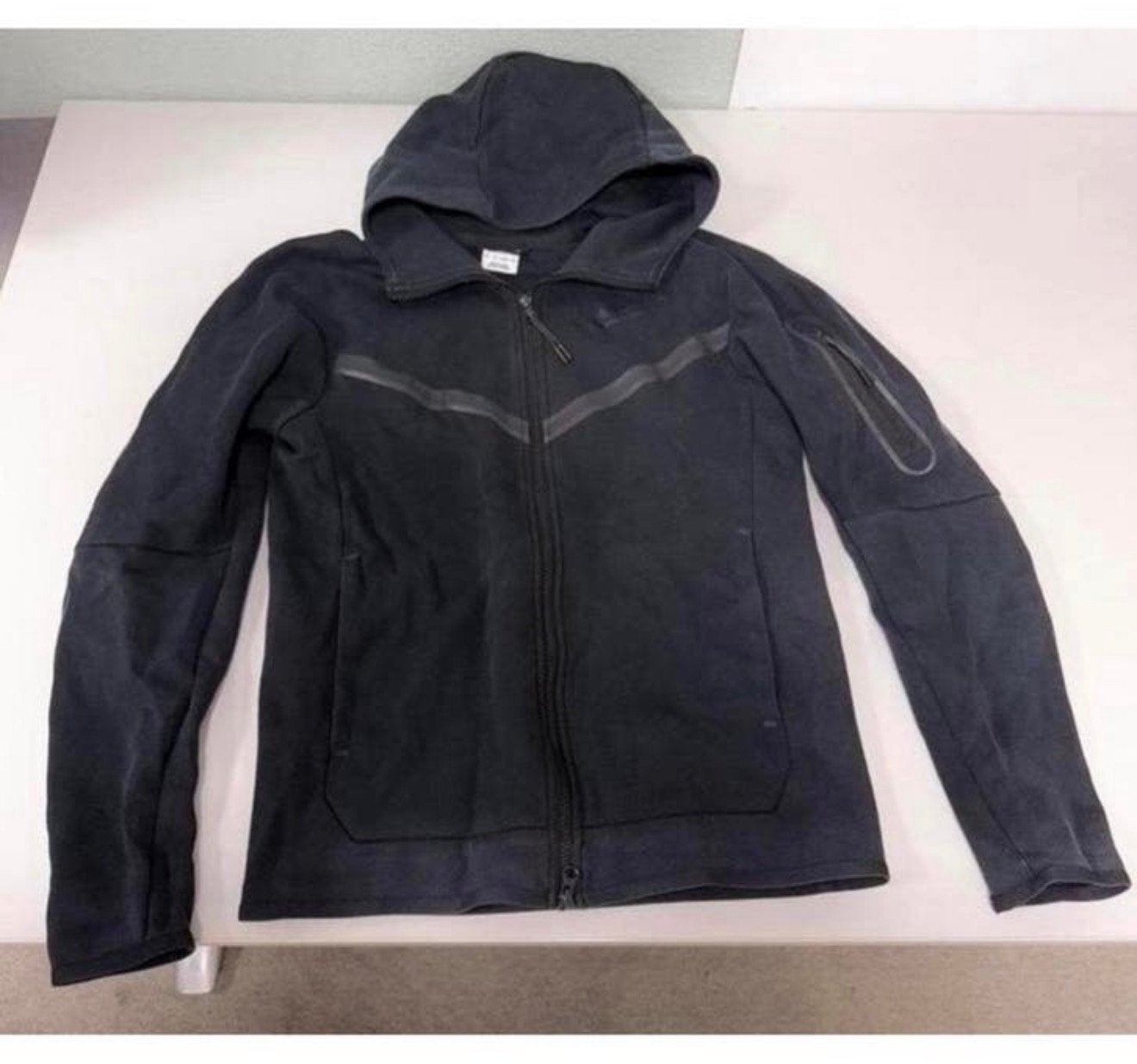 Nike Tech Fleece sweatvest XS S zwart heren mannen vest jack, Zwart, Ophalen of Verzenden, Zo goed als nieuw, H