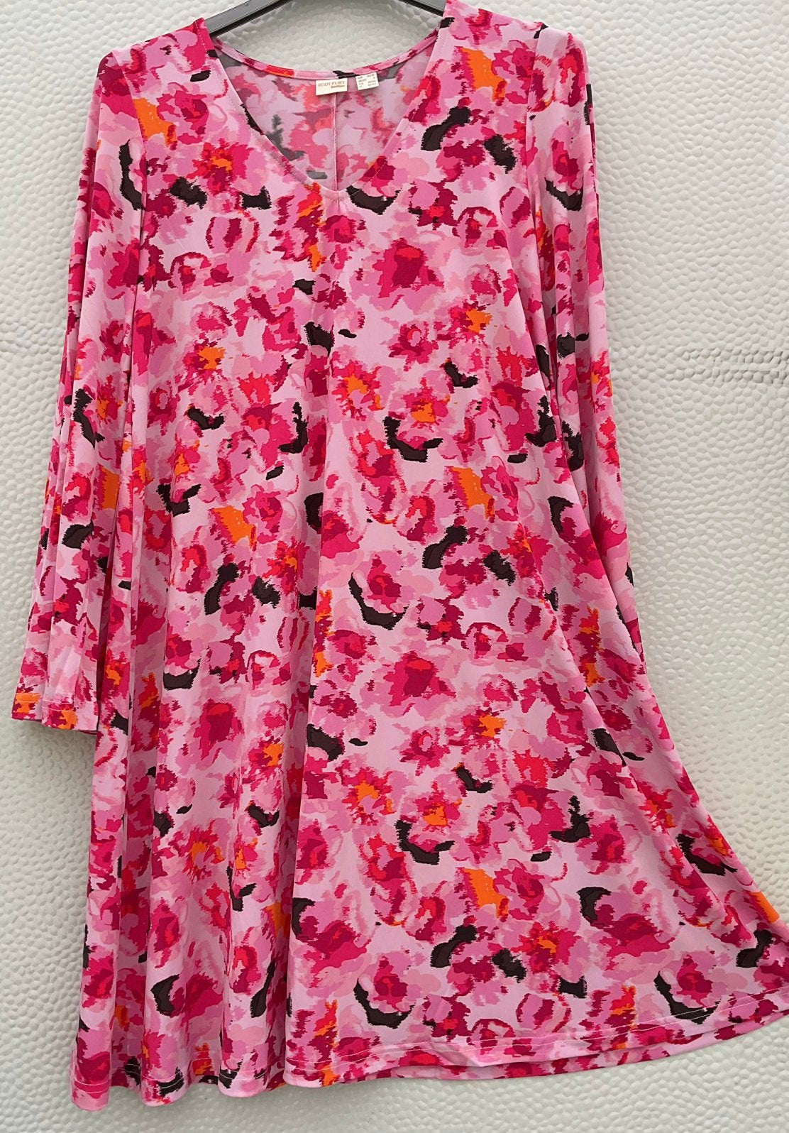 Nieuw! Bodyflirt Boutique prachtige jurk rood roze bloem 38, Maat 38/40 (M), Overige kleuren, Nieuw, Ophalen of Verzenden