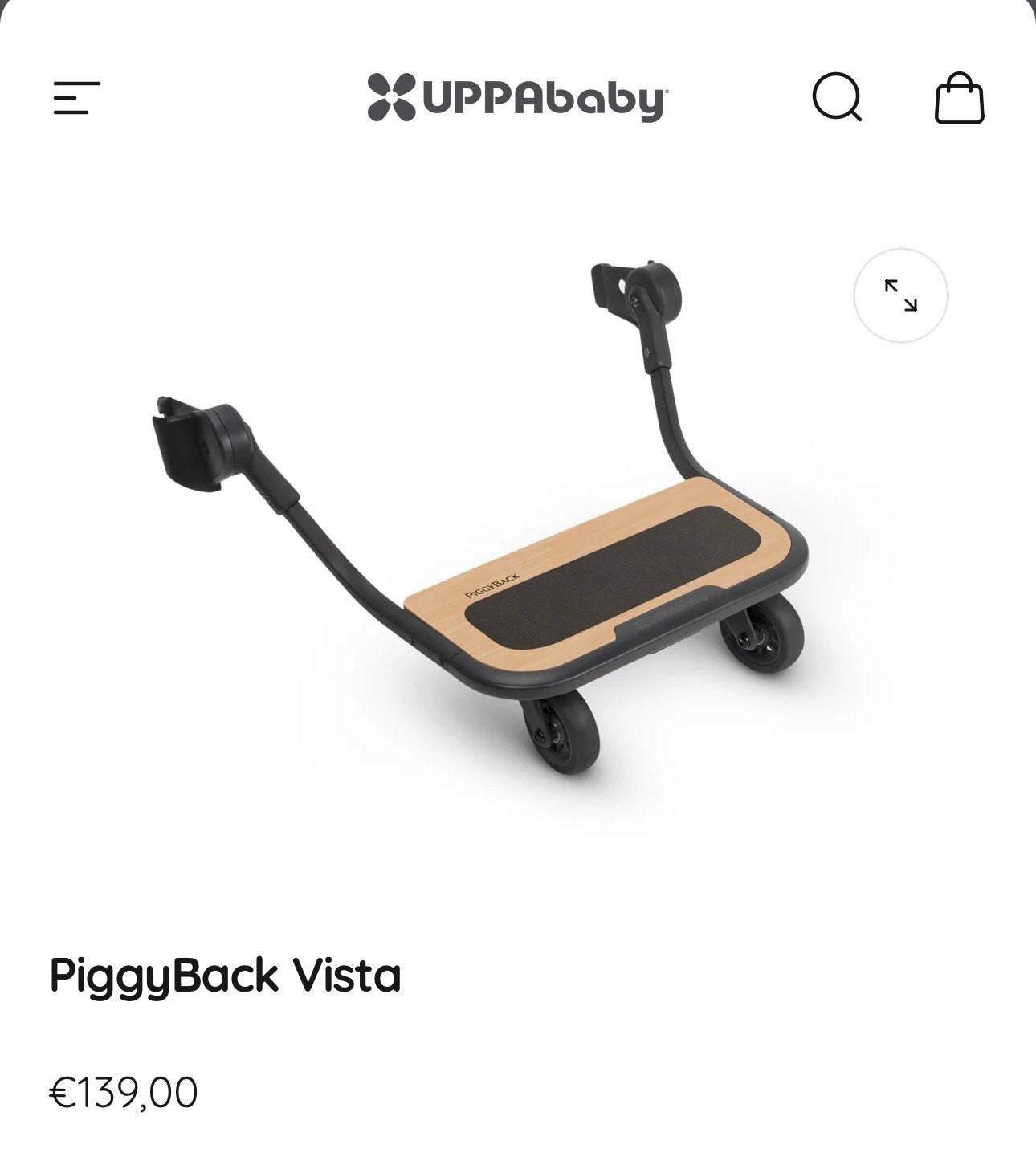 Gezocht: UPPAbaby PiggyBack meerijdplankje, Ophalen of Verzenden, Gebruikt, Kinderwagen, Overige merken