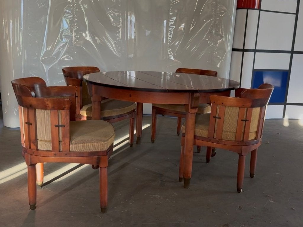 Schuitema Shaker Set 4 Club Chairs met tafel, Ophalen