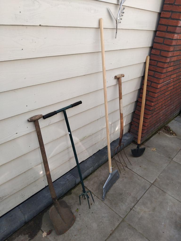 Tuingereedschap tuinklau schep bladhark kantsteker hooivork, Tuin en Terras, Hand-tuingereedschap, Ophalen of Verzenden