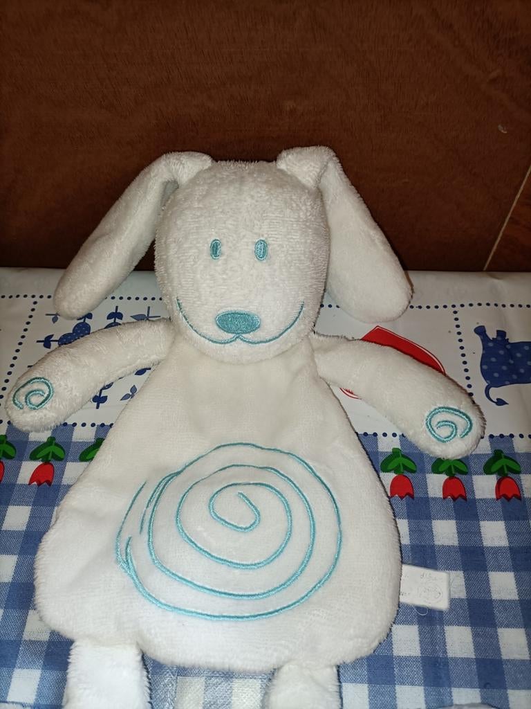 Difrax wit konijn Knuffeldoekje knuffel 32 cm groot, Kinderen en Baby's, Speelgoed | Knuffels en Pluche, Ophalen of Verzenden