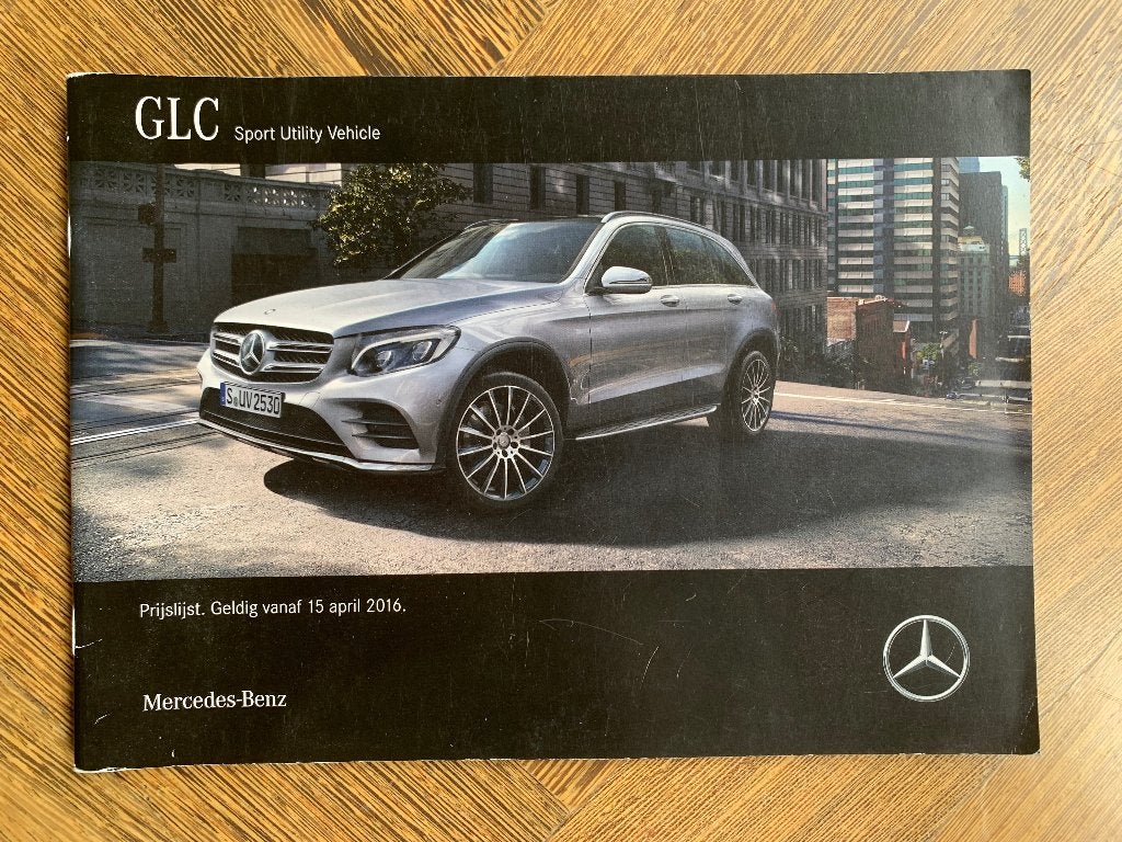 Nederlandse prijslijst Mercedes-Benz GLC-klasse X253 2016, Zo goed als nieuw, Mercedes-Benz, Mercedes, Ophalen of Verzenden