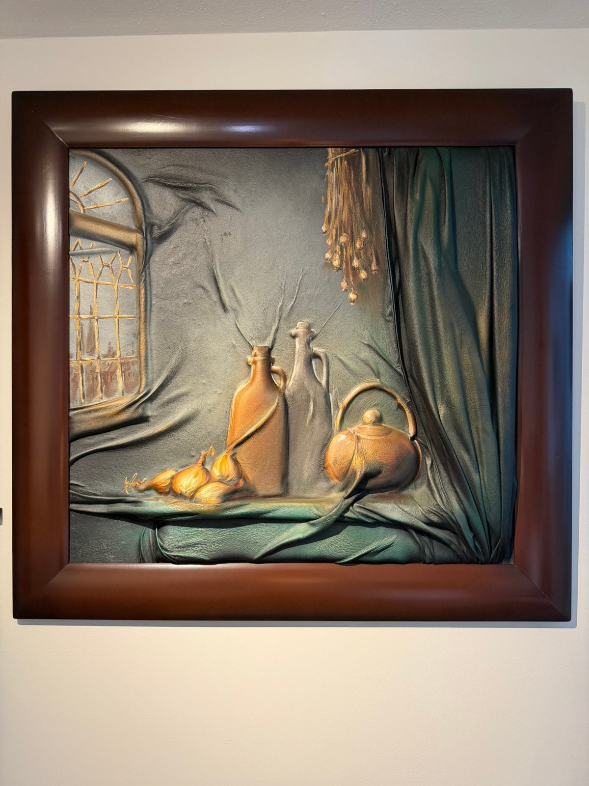 Schilderij leder, Ophalen, Stilleven