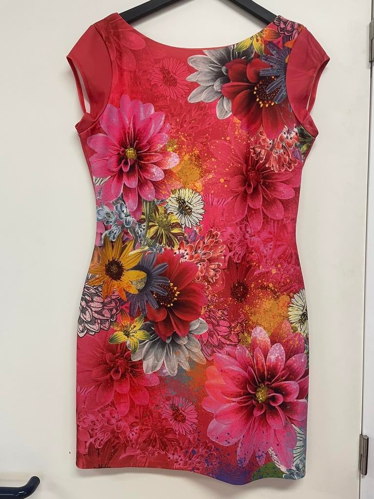 Prachtige rode Desigual jurk - maat L, Maat 38/40 (M), Second-Round, Secondround.nl@gmail.com, Ophalen of Verzenden
