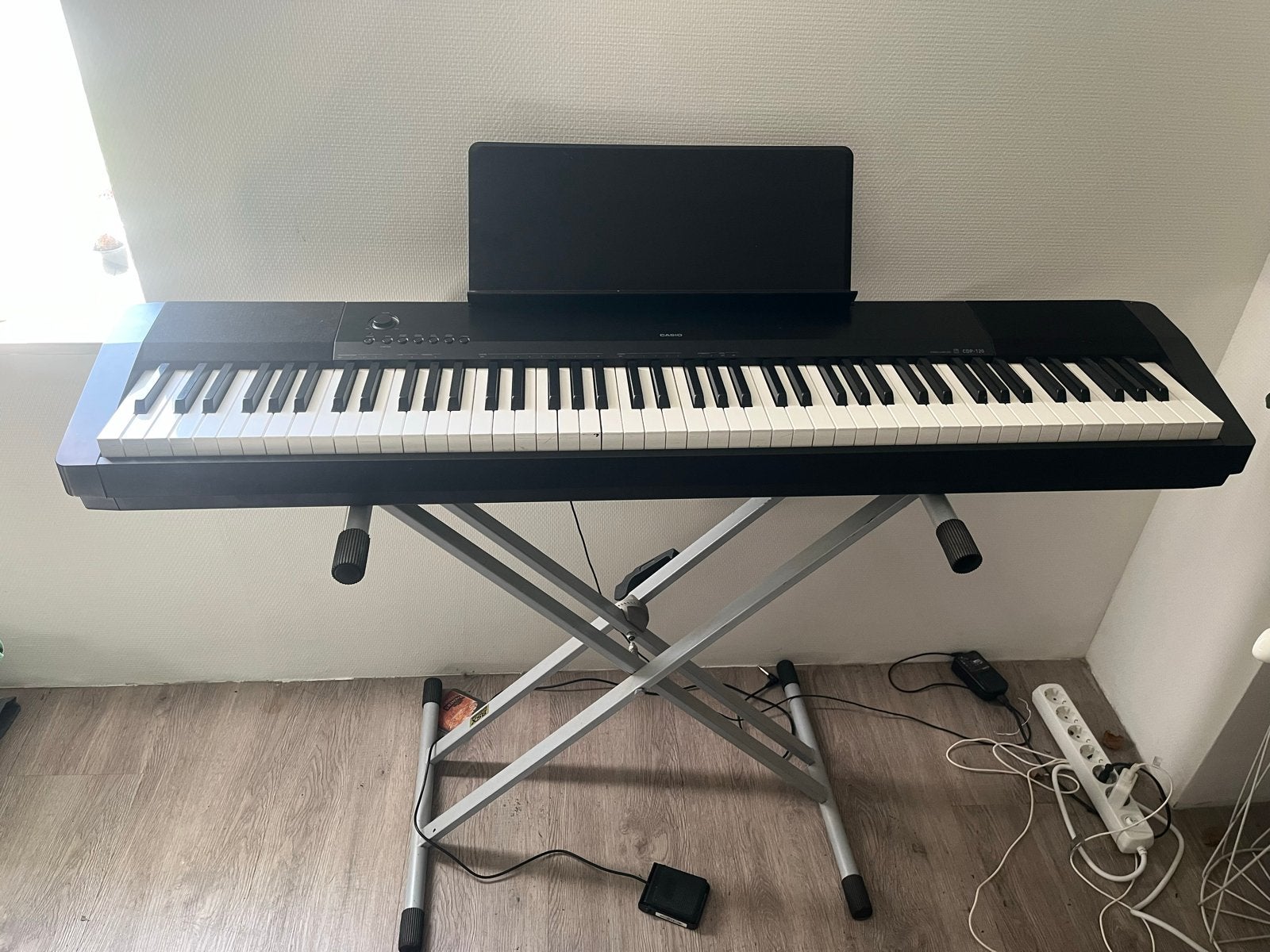 Casio CDP-120 Digitale Piano met complete set, Muziek en Instrumenten, Ophalen, Casio, Gebruikt, 88 toetsen