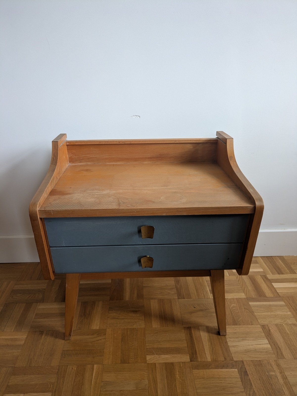 Vintage nachtkastje, Huis en Inrichting, Ophalen, Gebruikt