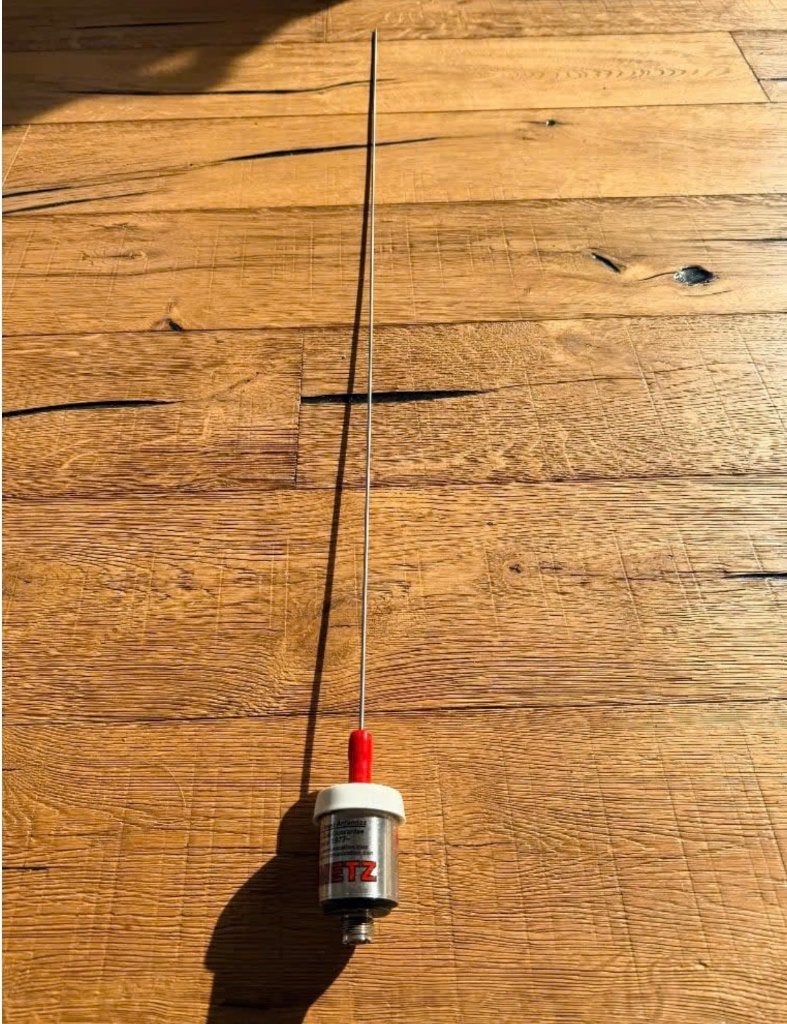 VHF marifoon antenne Metz rvs, Ophalen, Gebruikt, Communicatie