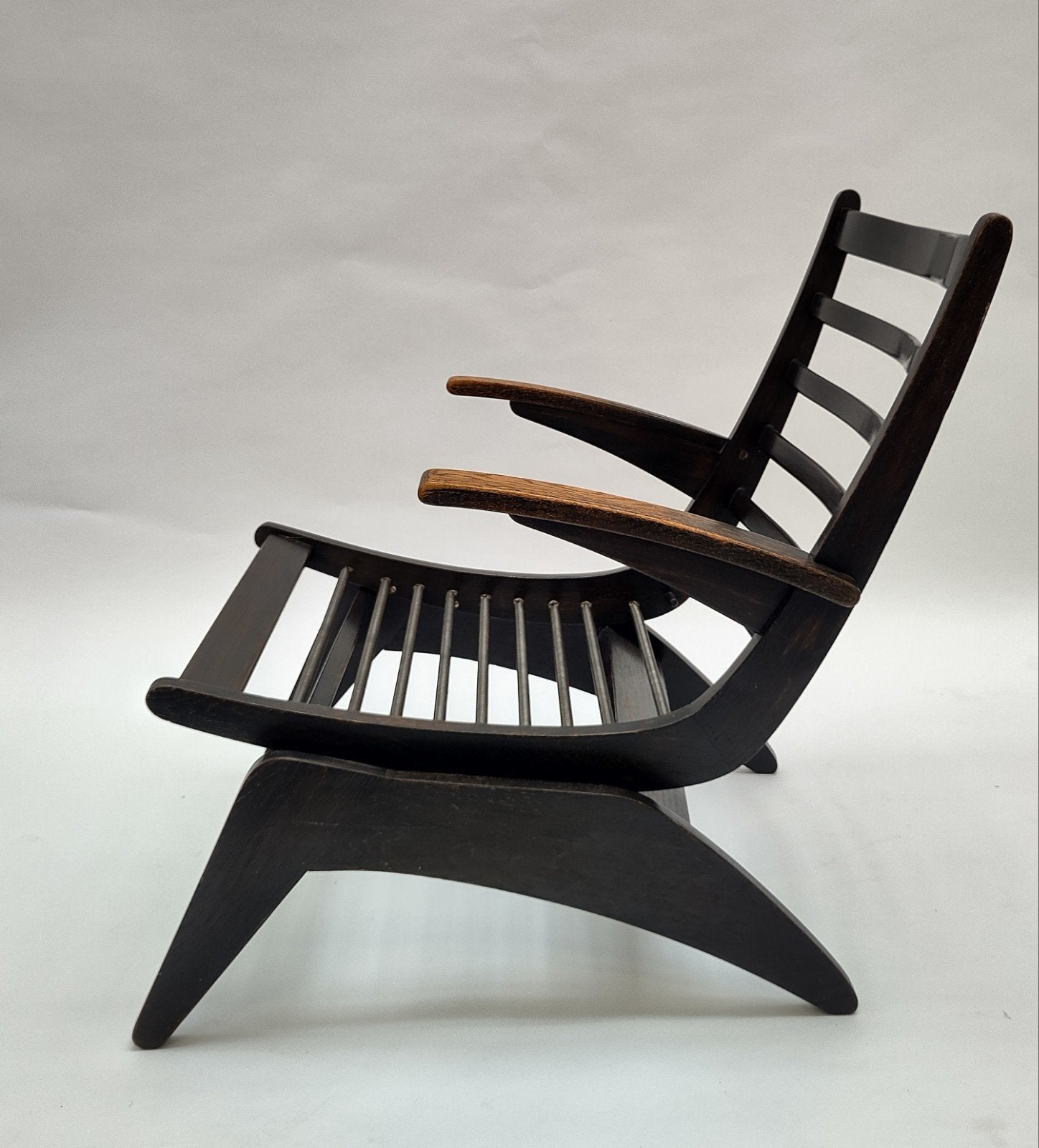 Jan Den Drijver fauteuil De Stijl Hout stoel opknapper, Huis en Inrichting, Fauteuils, Gebruikt, ., Ophalen of Verzenden, .