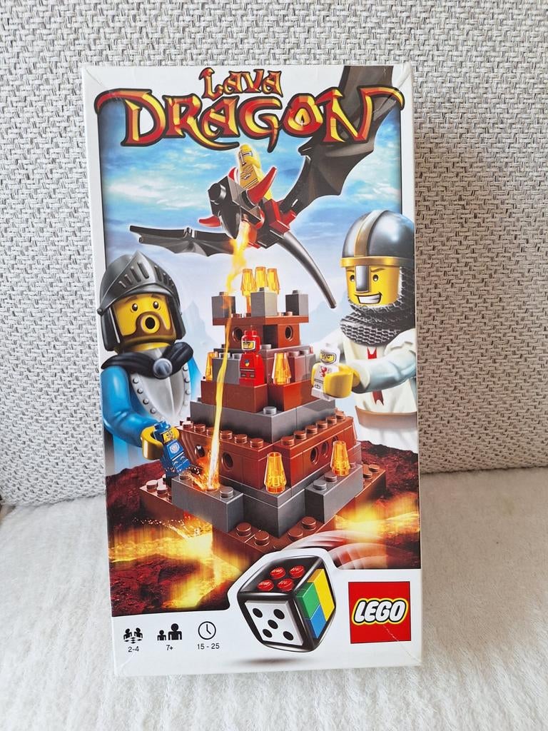 Leuk Spel Leuk spel Lego Lava Dragon nummer 3838 compleet, Een of twee spelers, Ophalen of Verzenden, Zo goed als nieuw, LEGO
