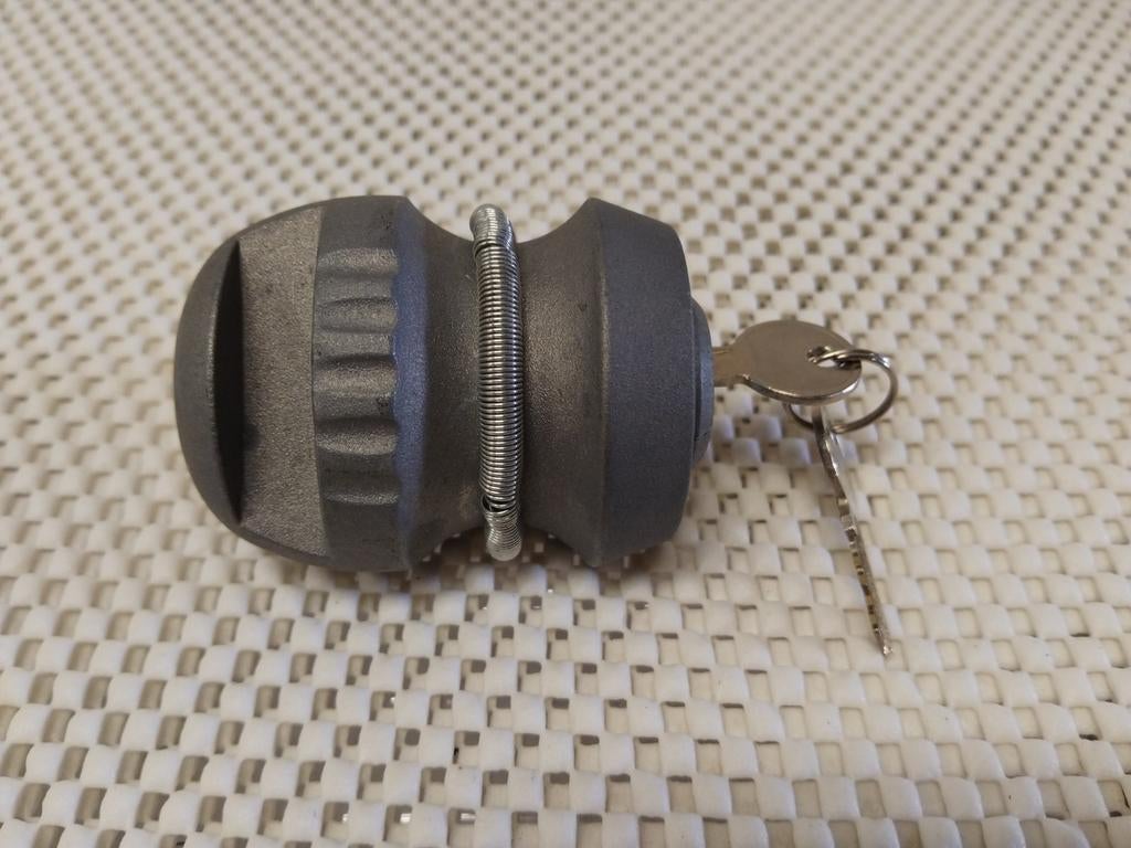 Disselslot met sleutels voor aanhanger/caravan, Ophalen, Gebruikt