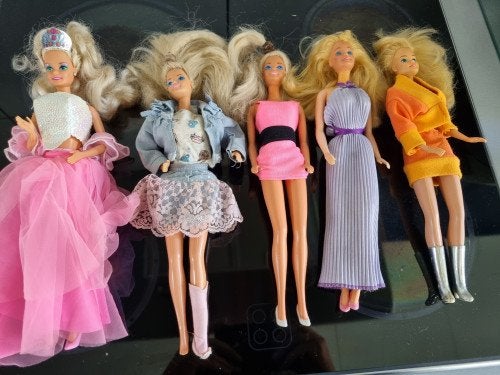 barbie poppen 5x 1966 mattel, Verzamelen, Ophalen of Verzenden, 'T Olde Gre-j, Info@toldegrej.nl, Endepoelstraat 20f Didam