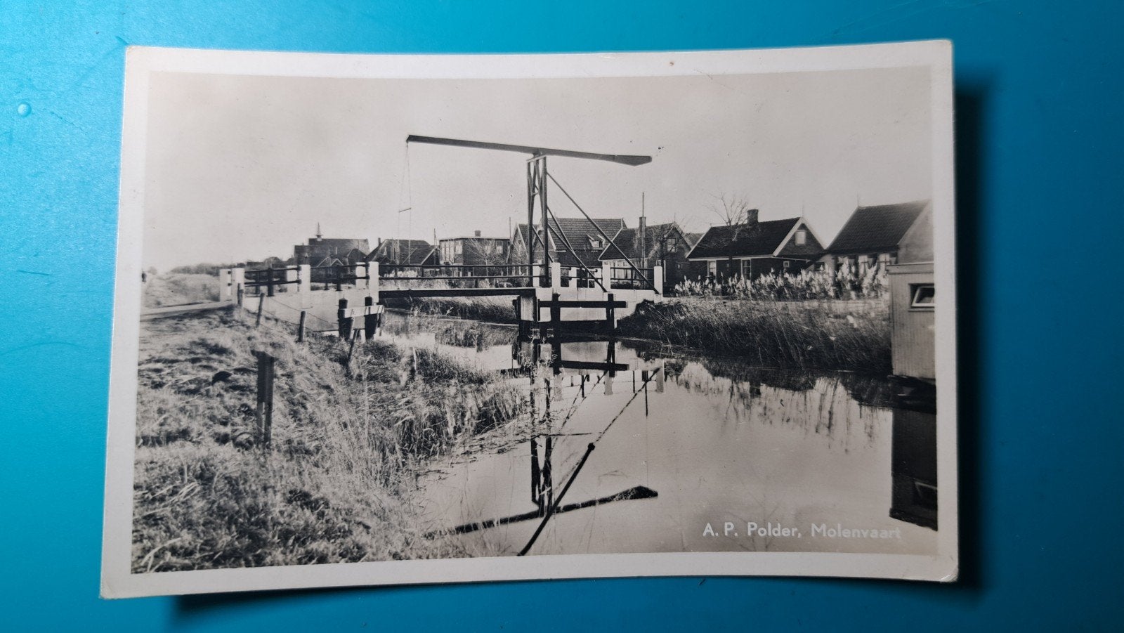 Anna Paulowna Polder, Molenvaart , brug 1951, Ophalen of Verzenden, 1940 tot 1960, Gelopen, Noord-Holland