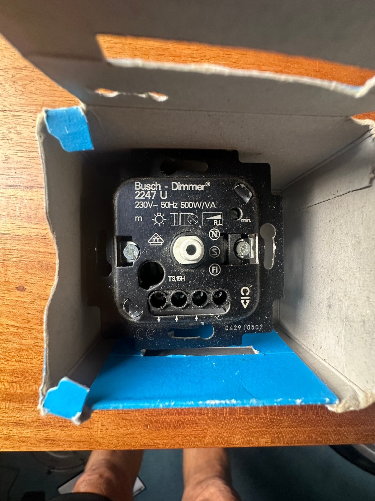 1 x Dimmer busch jaeger 2247 U, Ophalen of Verzenden, Zo goed als nieuw, Busch-Jaeger, Dimmer