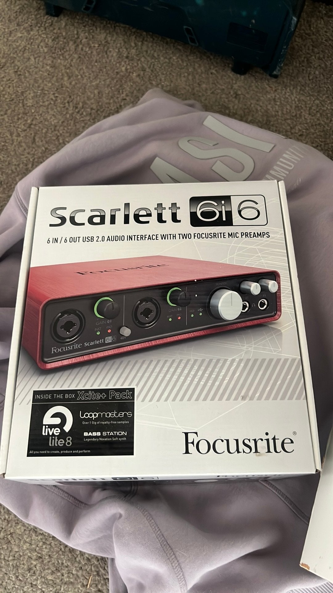 Focusrite Scarlett 6i6, Computers en Software, Ophalen of Verzenden, Zo goed als nieuw, Extern