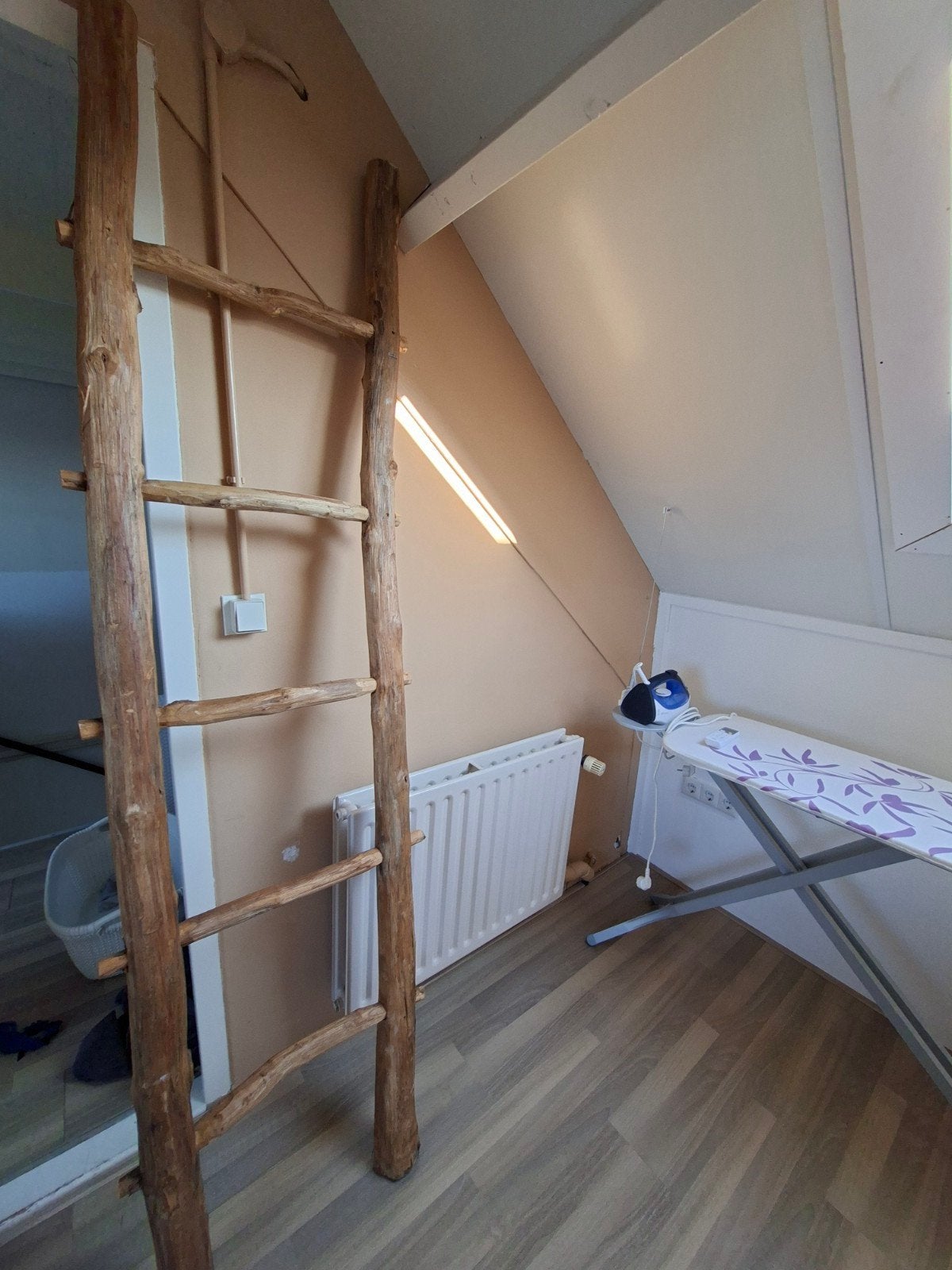 Houten decoratieve ladder - Made in Indonesia, Ophalen, Zo goed als nieuw
