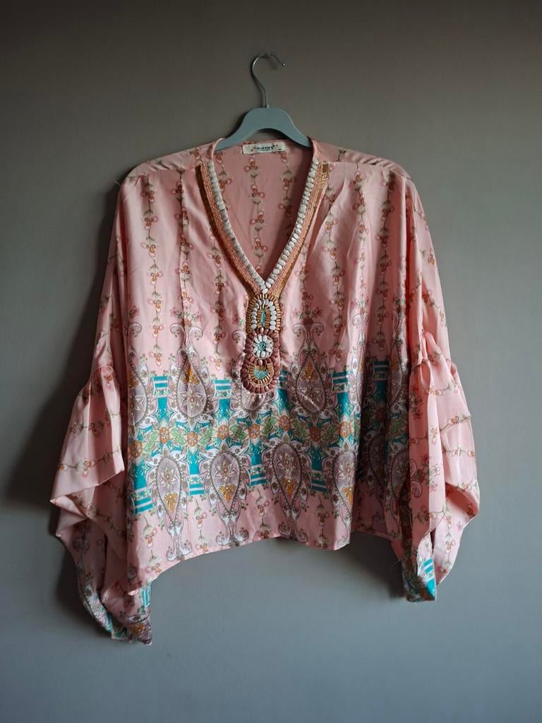 Boho blouse maat s/m, Kleding | Dames, Grote Maten, Ophalen of Verzenden, Zo goed als nieuw, Blouse of Tuniek