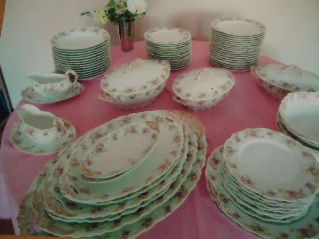 porseleinen servies, Ophalen
