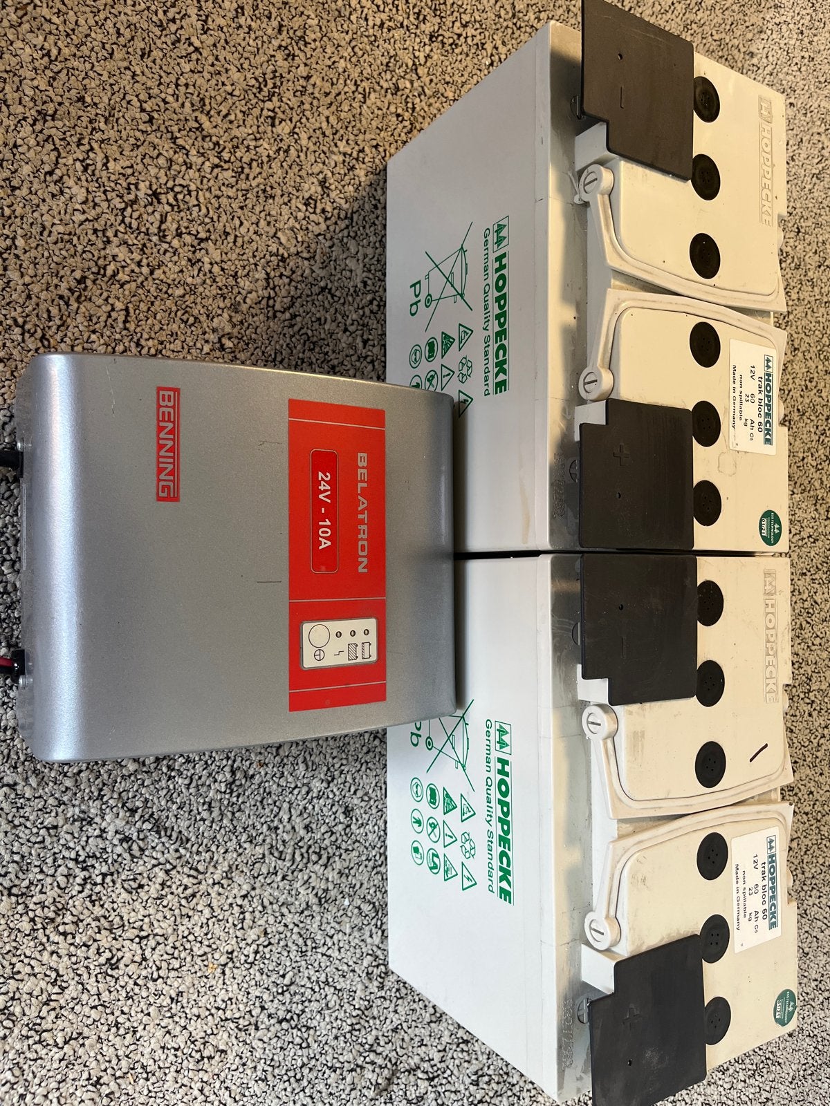 BENNING Belatron Lader met HOPPECKE Trak Bloc Batterijen, Ophalen, Overige typen