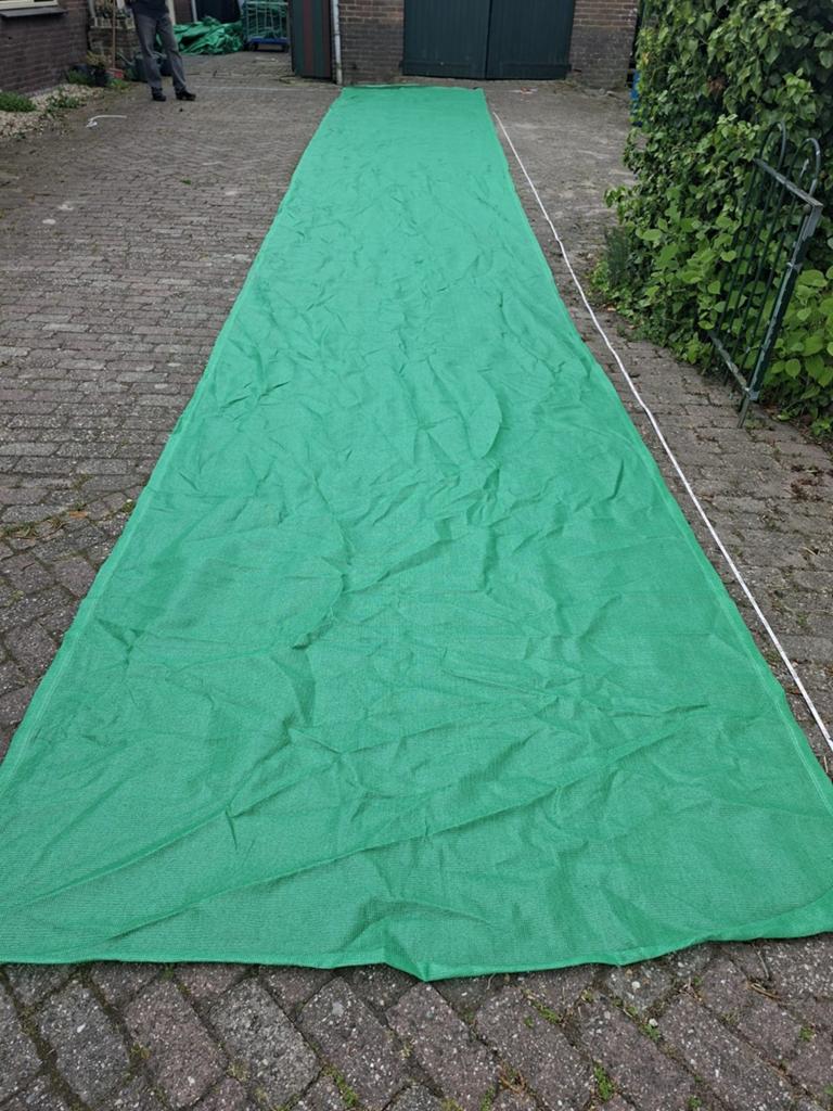 Schaduwdoek Winddoek, Ophalen