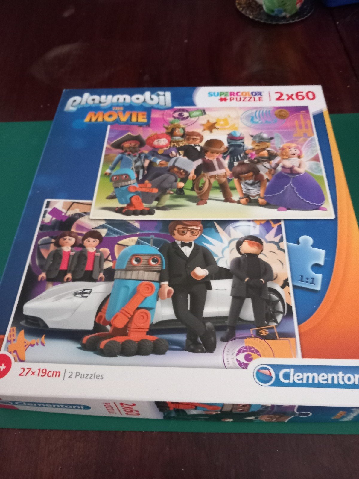 2 puzzels in 1 doos,elk 60 stukjes, Kinderen en Baby's, Ophalen, Meer dan 50 stukjes, 4 tot 6 jaar