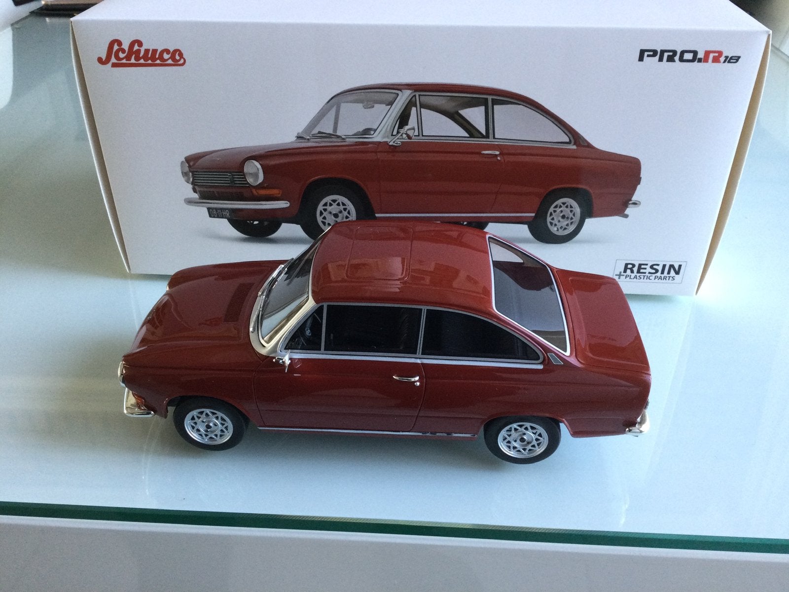 Schuco Daf 55 coupé 1:18, Ophalen of Verzenden, Zo goed als nieuw, Overige merken