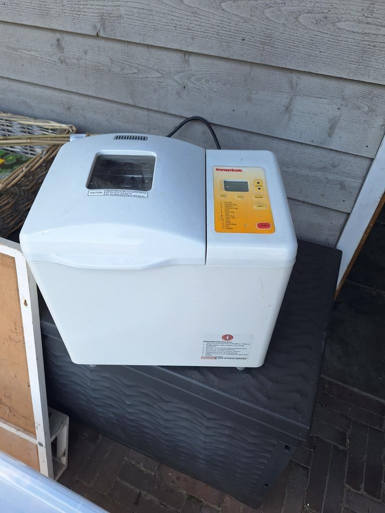 Inventum Broodbakmachine - Goede Staat, Gebruikt, Kijkvenster, 800 tot 1200 gram deeg, Ophalen