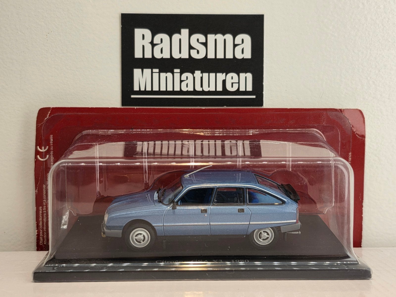 Citroën GSA X3 1980 - Blauw - 1:43 Universal Hobbies, Hobby en Vrije tijd, Auto, Nieuw, Ophalen of Verzenden, Universal Hobbies