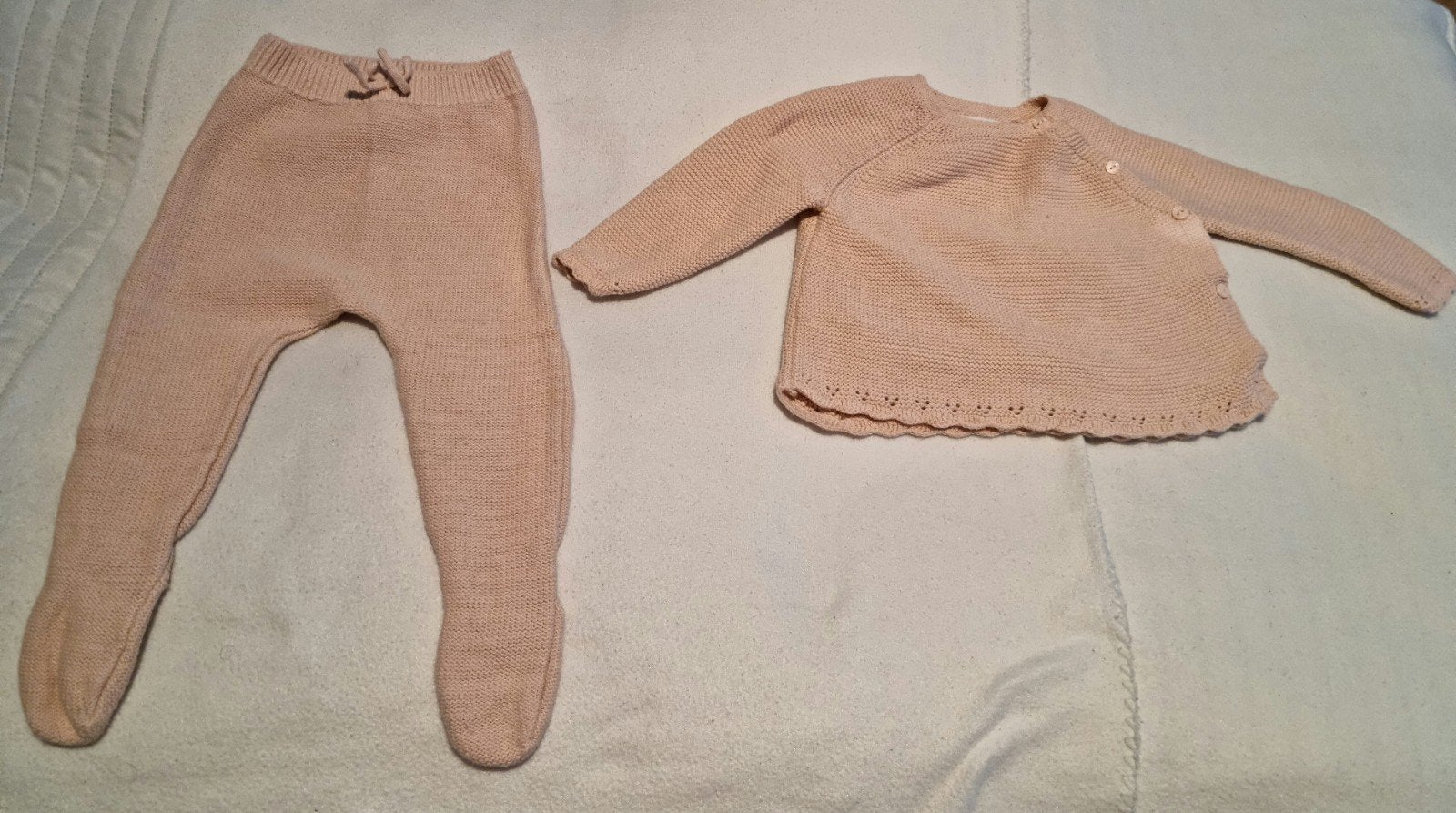 Zara setje baby kleding maat 68 poeder roze trui broek set, Zo goed als nieuw, Verzenden, Meisje, Zara
