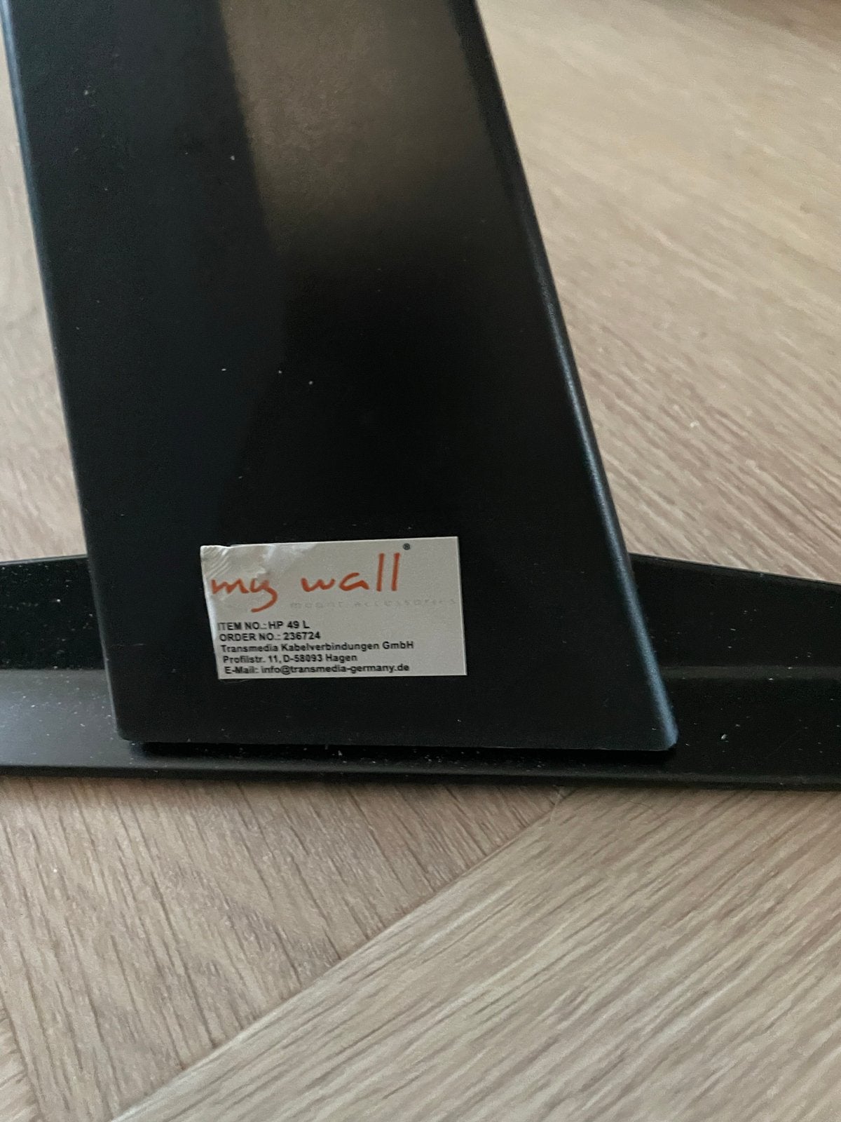 My Wall TV Standaard HP 49 L - Zwart, Ophalen of Verzenden, Zo goed als nieuw
