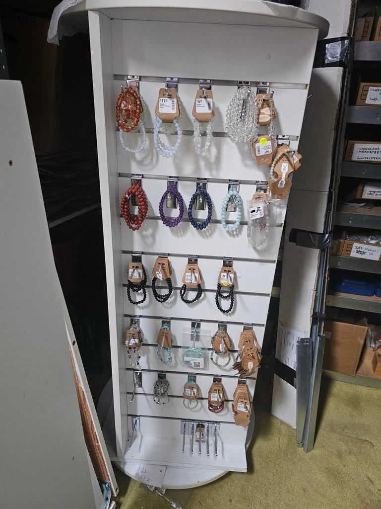 Slatwall draaimolen 4-zijdig (excl. haken), Huis en Inrichting, Woonaccessoires | Overige, Ophalen