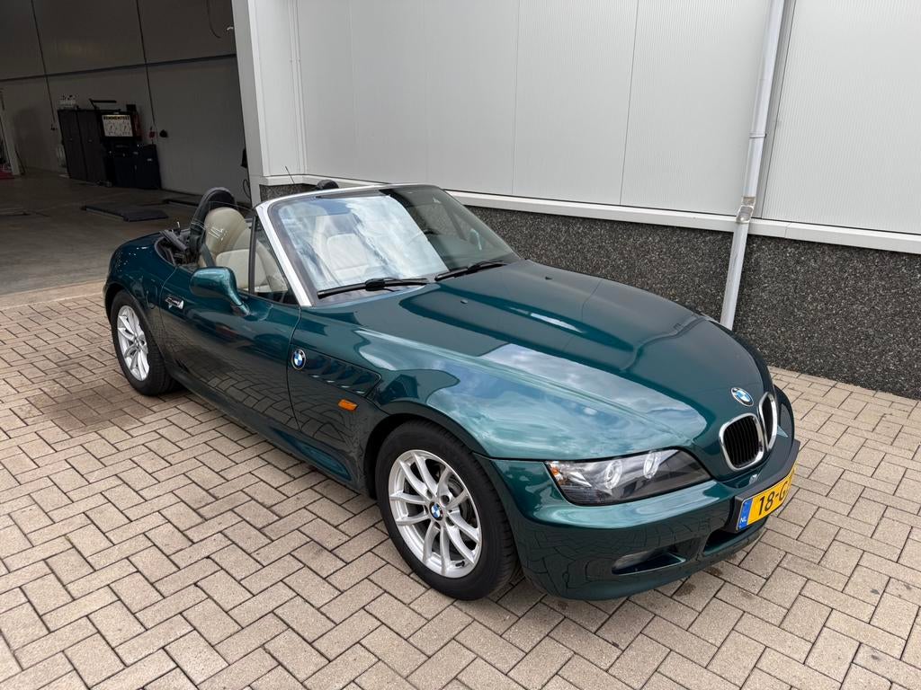 BMW Z3 1.9 Roadster AUT 1998 Groen NW APK + GR BEURT, Auto's, BMW, Automaat, Achterwielaandrijving, 4 cilinders, Cabriolet
