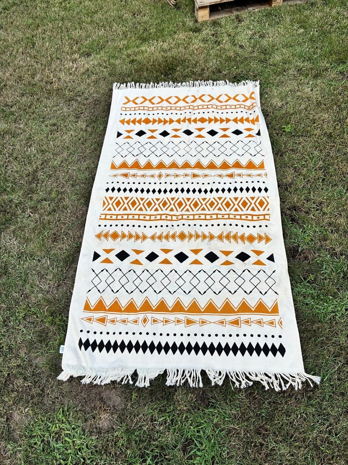 Handdoek ibiza native american stijl, Ophalen of Verzenden, Zo goed als nieuw, Meerkleurig, Badlaken